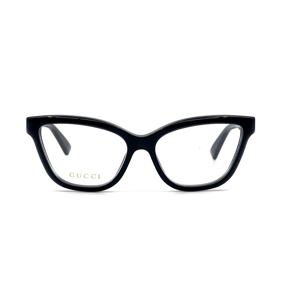 Gucci GG1589O 001 Black Eyeglasses Frames 55-16-145 Authentic New Italy - Picture 4 of 16